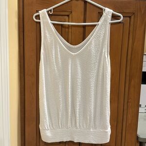 Anthropologie white blouse XS